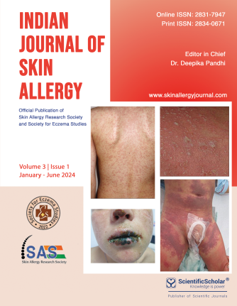 Indian Journal of Skin Allergy: Journey of past 1 year